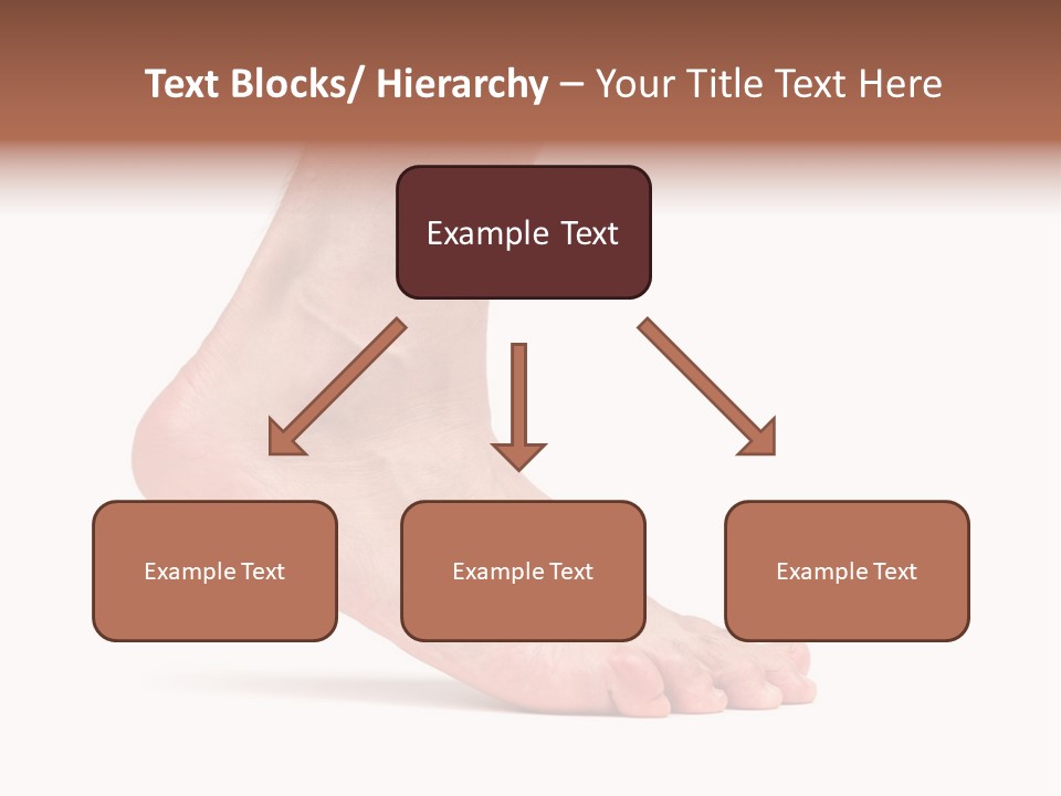 Body Clean Barefooted PowerPoint Template