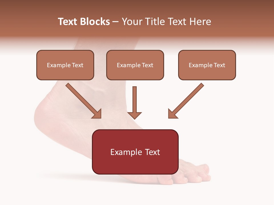 Body Clean Barefooted PowerPoint Template