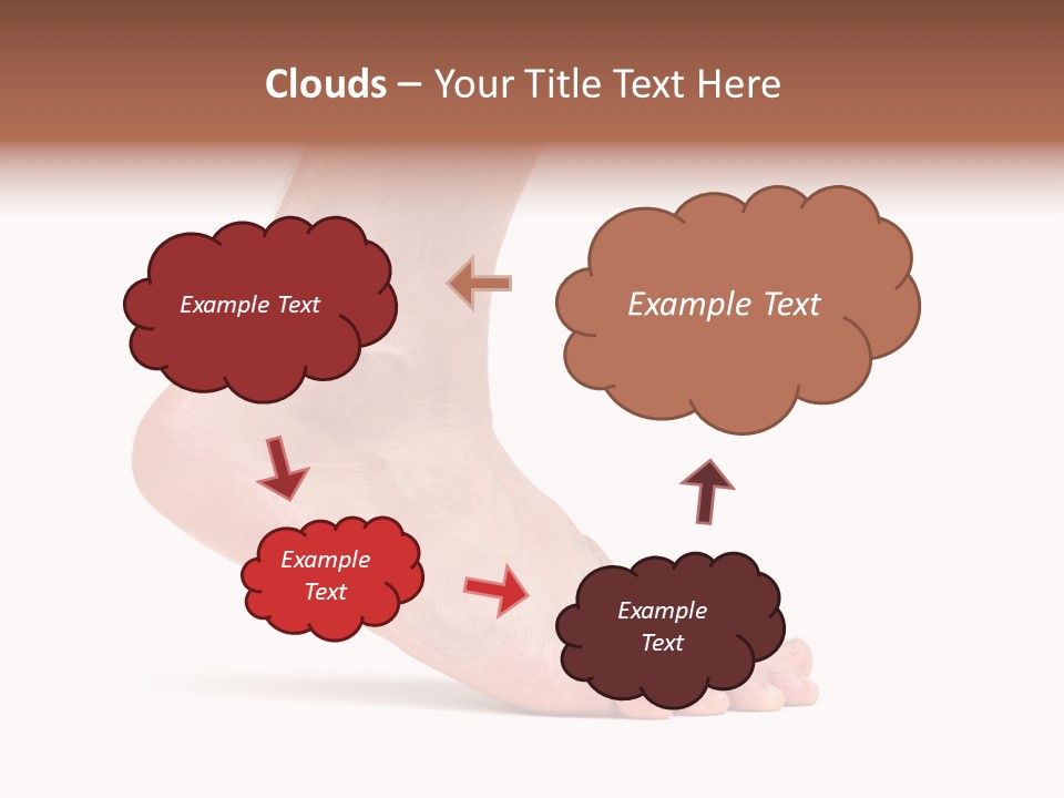 Body Clean Barefooted PowerPoint Template