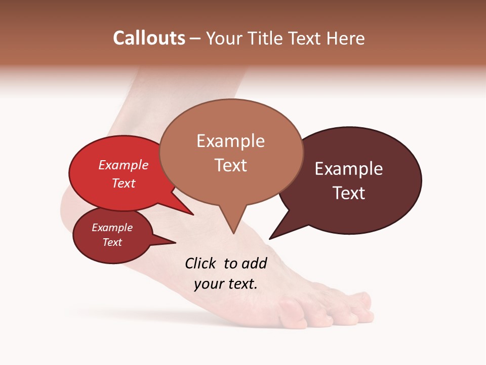 Body Clean Barefooted PowerPoint Template