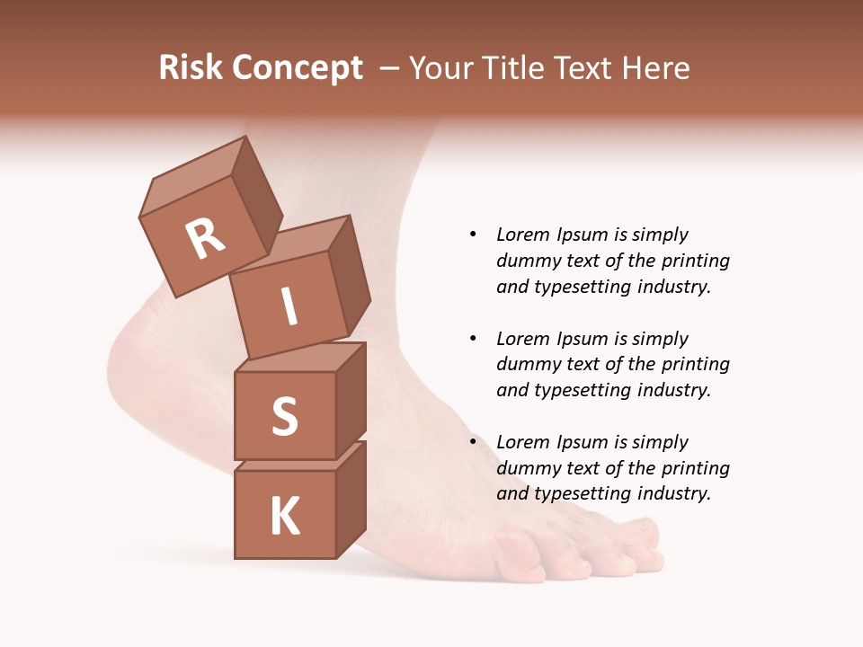 Body Clean Barefooted PowerPoint Template