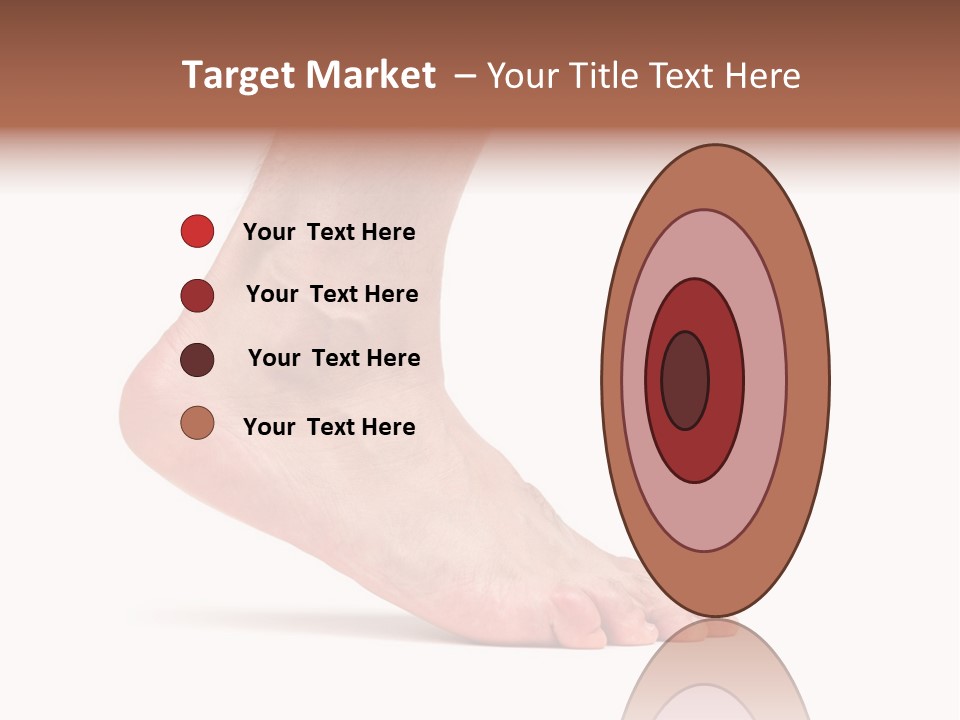 Body Clean Barefooted PowerPoint Template