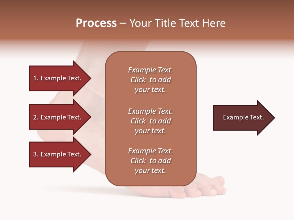 Body Clean Barefooted PowerPoint Template