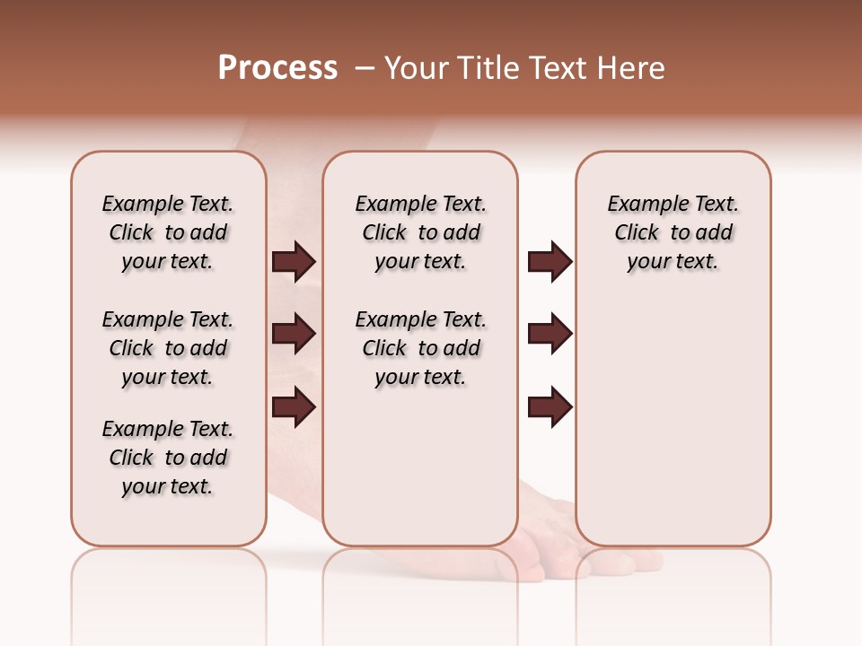Body Clean Barefooted PowerPoint Template