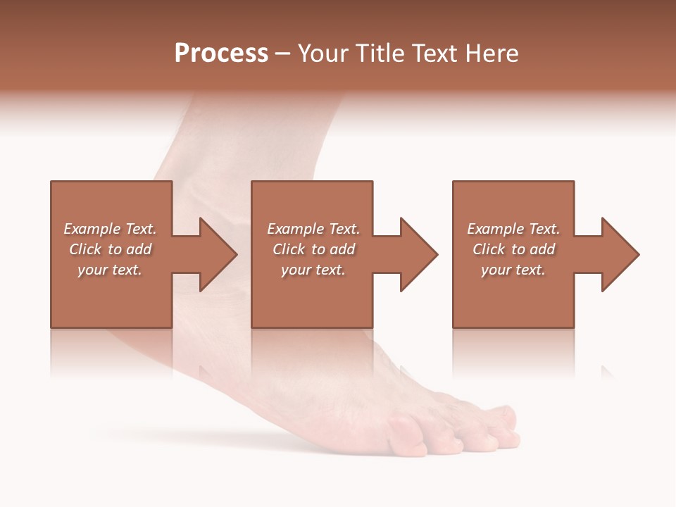 Body Clean Barefooted PowerPoint Template