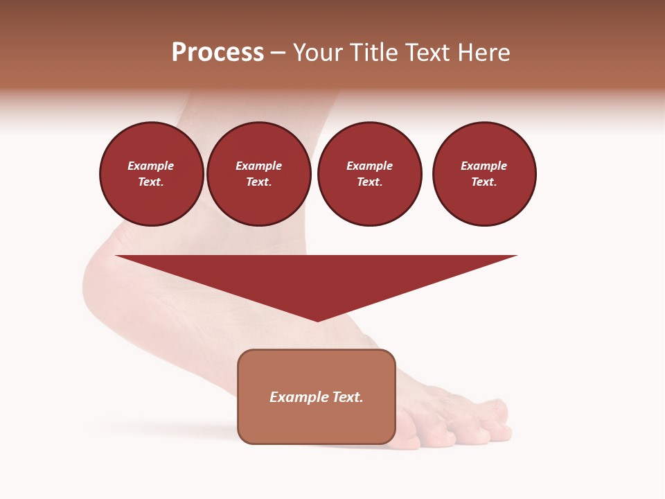 Body Clean Barefooted PowerPoint Template