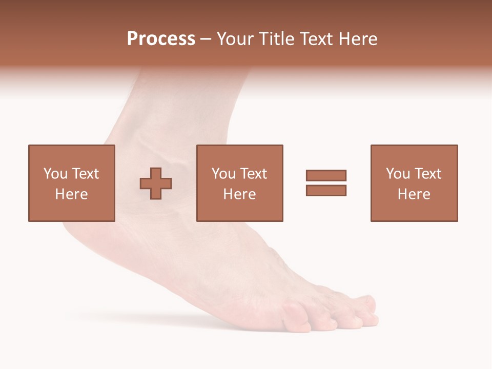 Body Clean Barefooted PowerPoint Template