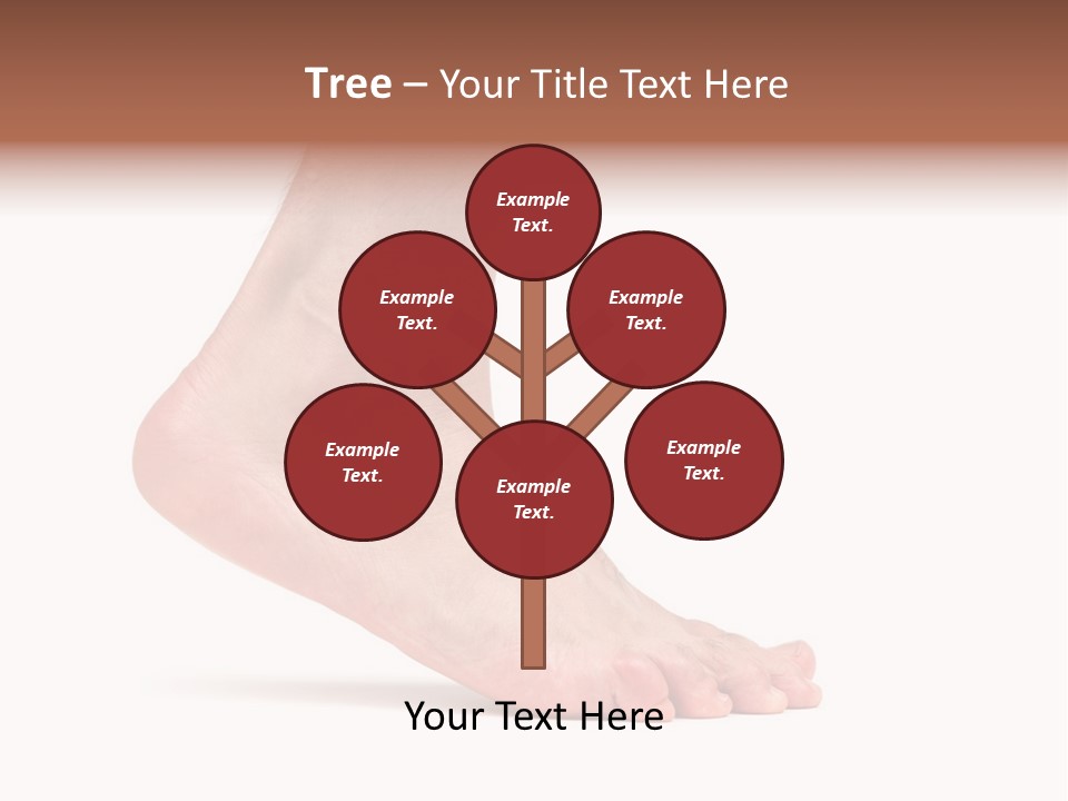 Body Clean Barefooted PowerPoint Template