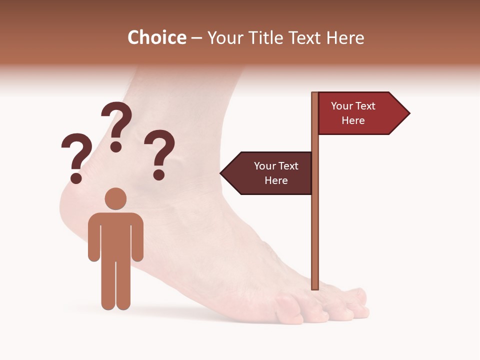 Body Clean Barefooted PowerPoint Template