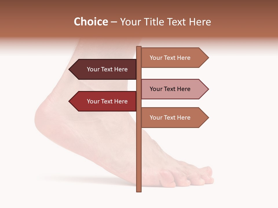 Body Clean Barefooted PowerPoint Template