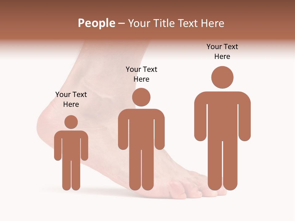 Body Clean Barefooted PowerPoint Template
