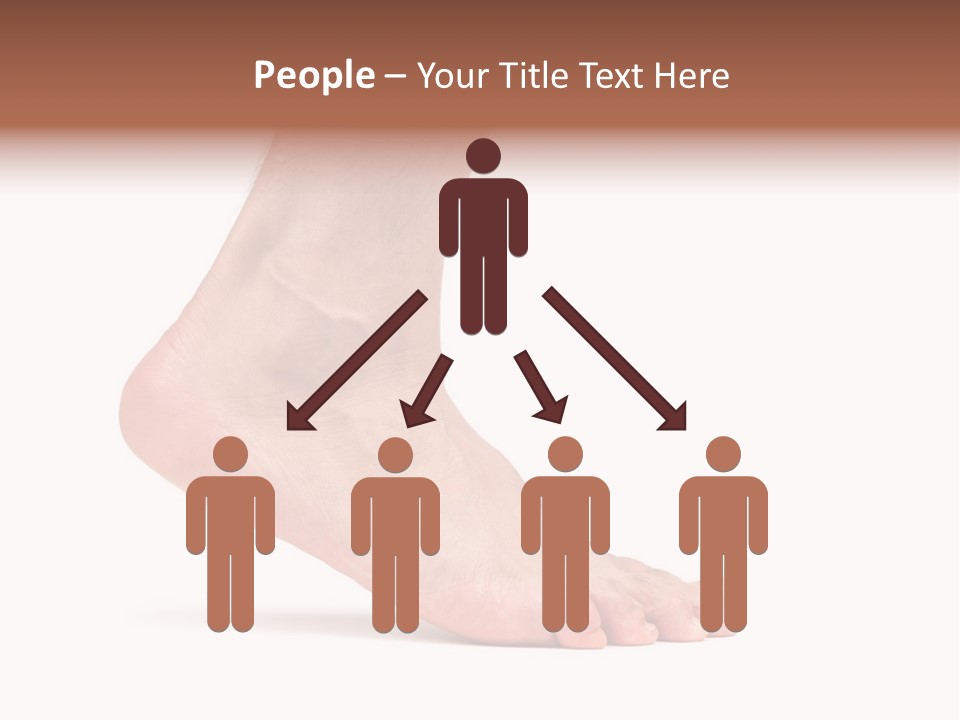 Body Clean Barefooted PowerPoint Template