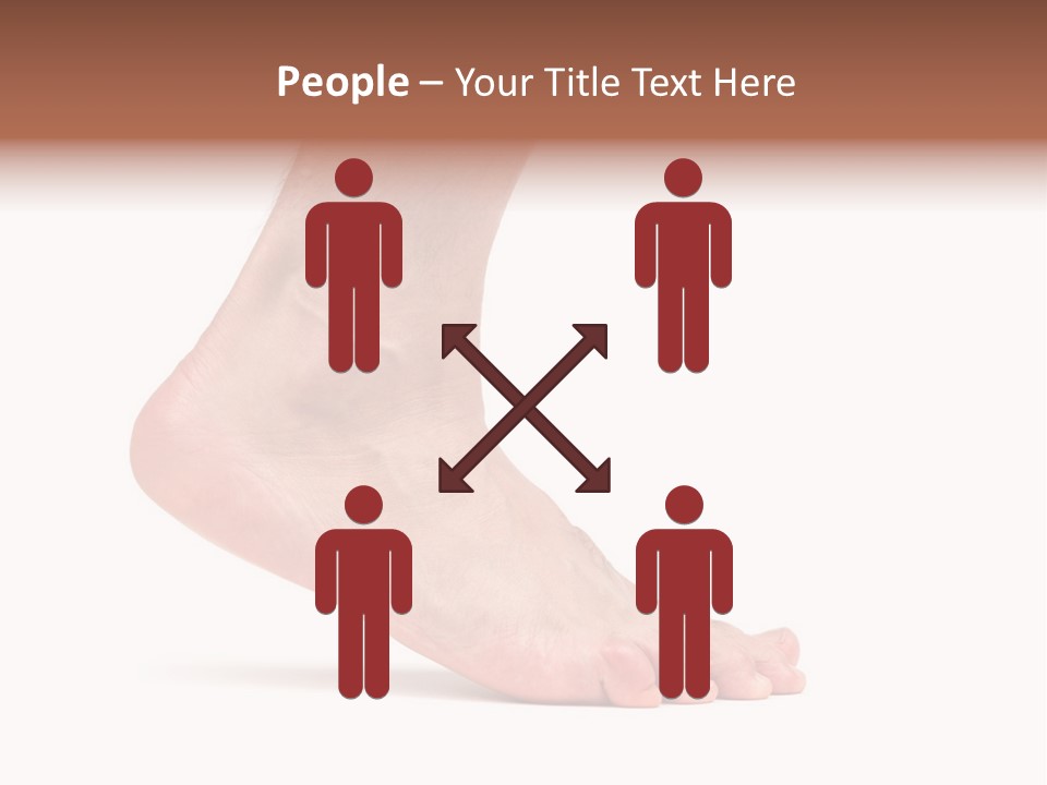 Body Clean Barefooted PowerPoint Template