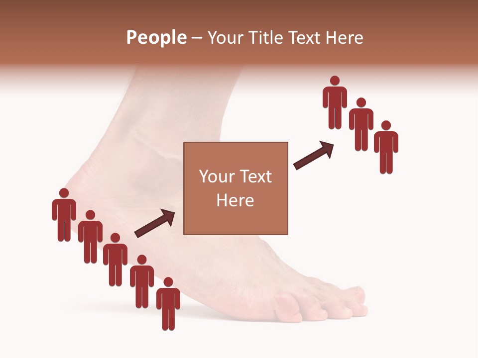 Body Clean Barefooted PowerPoint Template