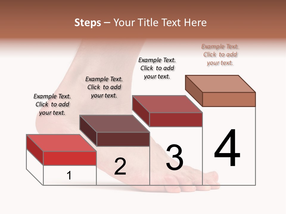 Body Clean Barefooted PowerPoint Template