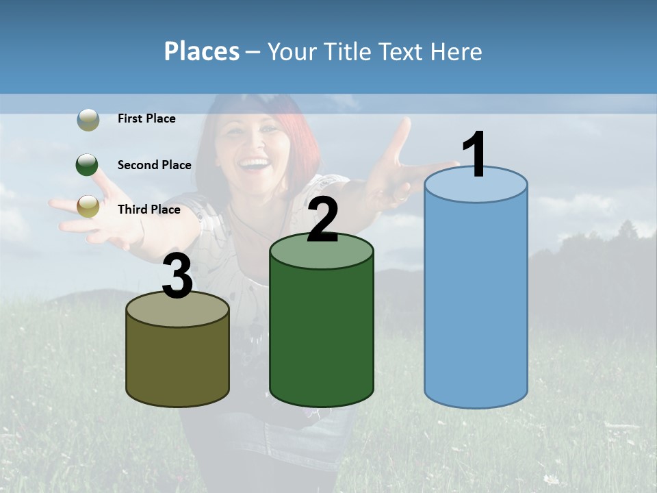 Clouds Big Happiness PowerPoint Template