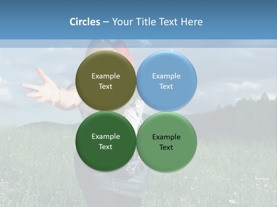 Clouds Big Happiness PowerPoint Template