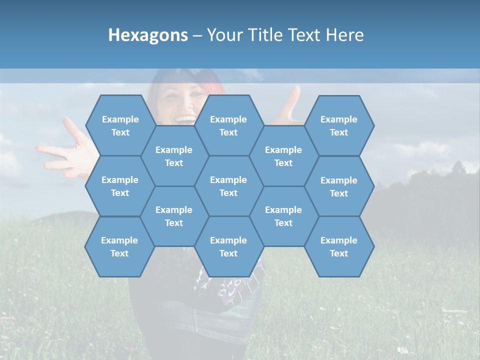 Clouds Big Happiness PowerPoint Template