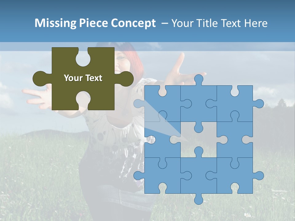 Clouds Big Happiness PowerPoint Template