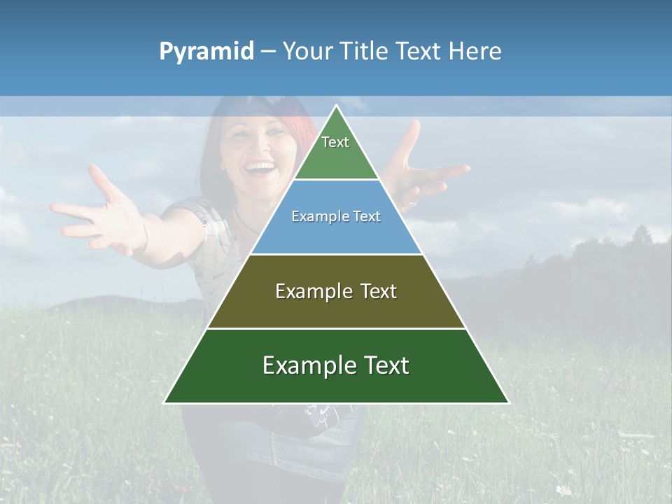 Clouds Big Happiness PowerPoint Template