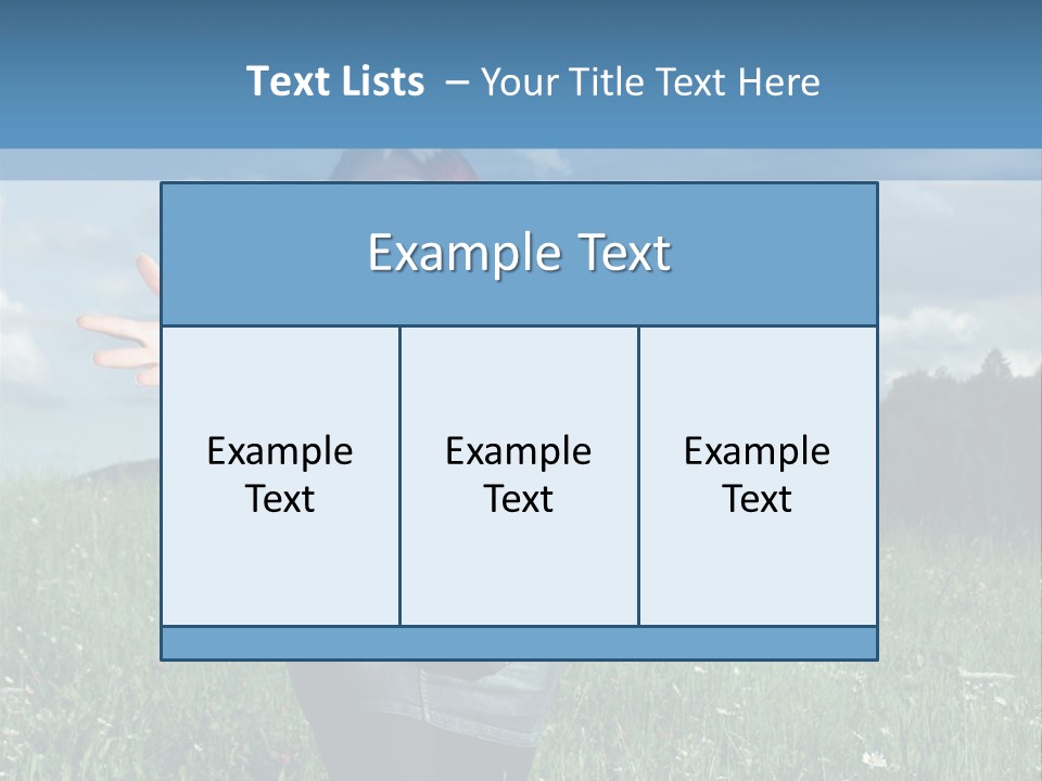 Clouds Big Happiness PowerPoint Template
