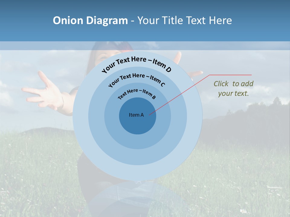 Clouds Big Happiness PowerPoint Template