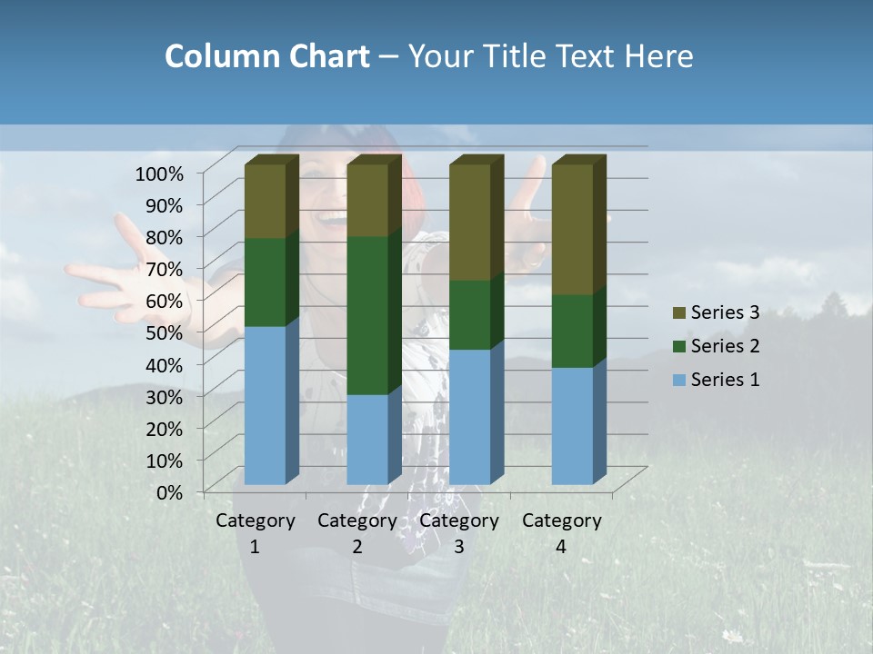 Clouds Big Happiness PowerPoint Template