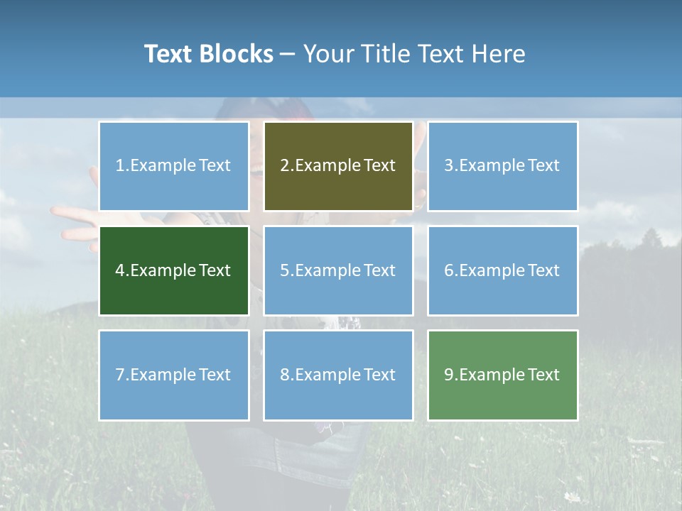 Clouds Big Happiness PowerPoint Template