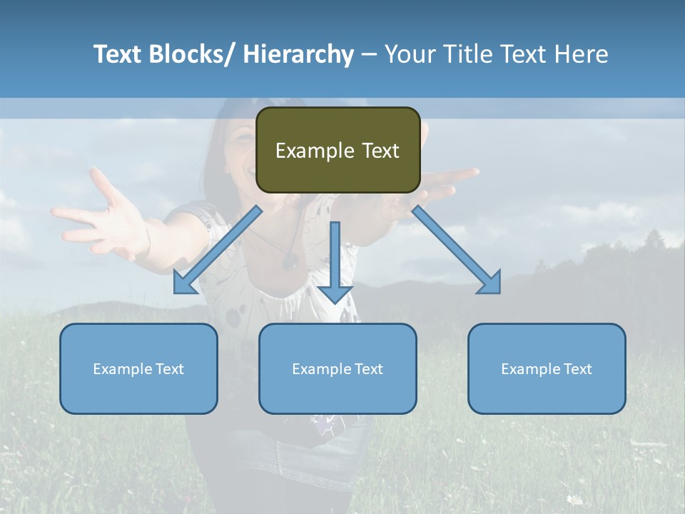 Clouds Big Happiness PowerPoint Template