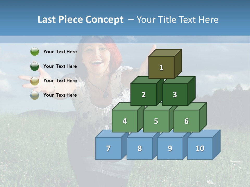 Clouds Big Happiness PowerPoint Template