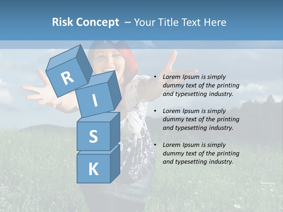 Clouds Big Happiness PowerPoint Template