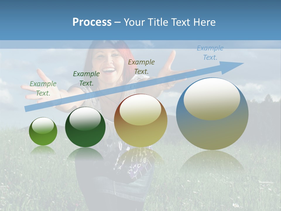 Clouds Big Happiness PowerPoint Template