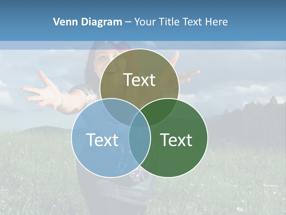 Clouds Big Happiness PowerPoint Template