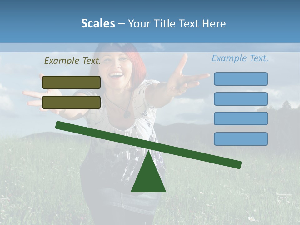 Clouds Big Happiness PowerPoint Template