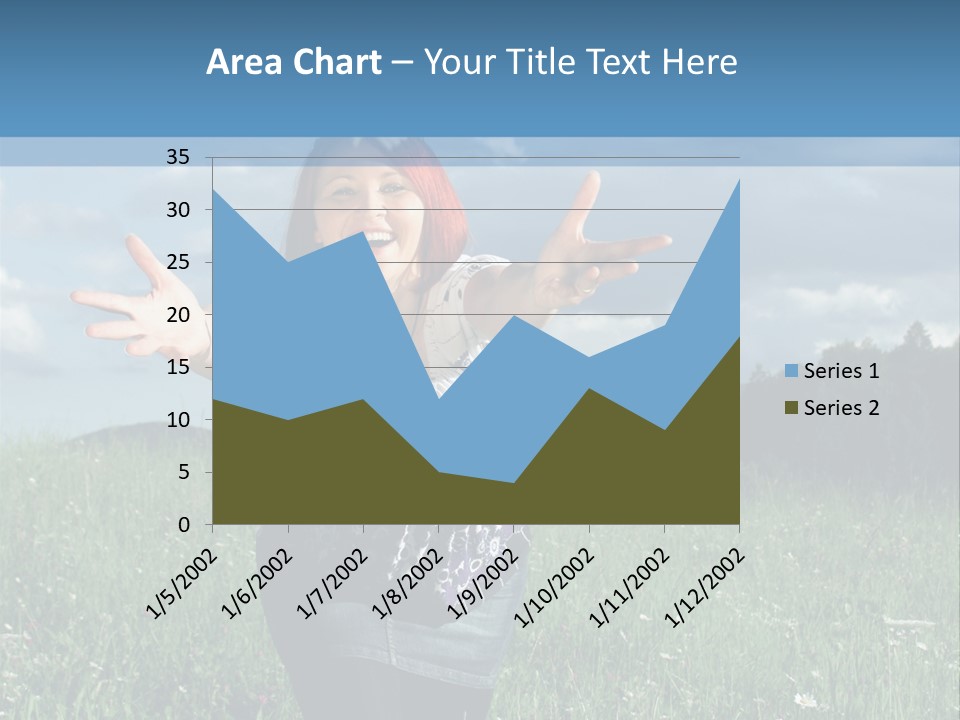 Clouds Big Happiness PowerPoint Template