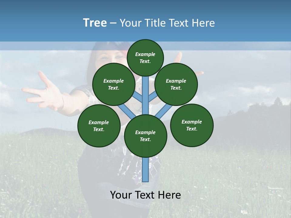Clouds Big Happiness PowerPoint Template