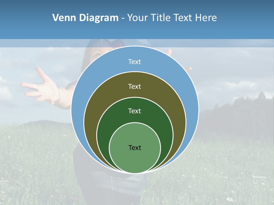 Clouds Big Happiness PowerPoint Template