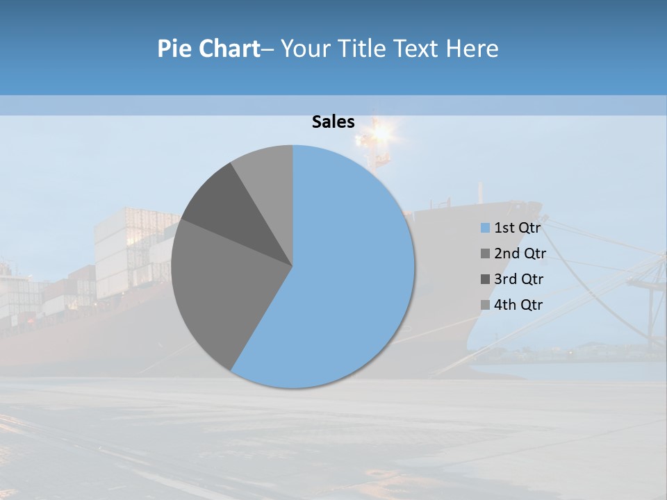 Export Boats Stevedore PowerPoint Template