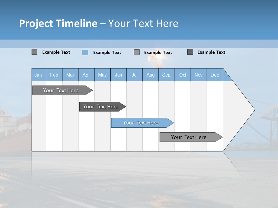 Export Boats Stevedore PowerPoint Template