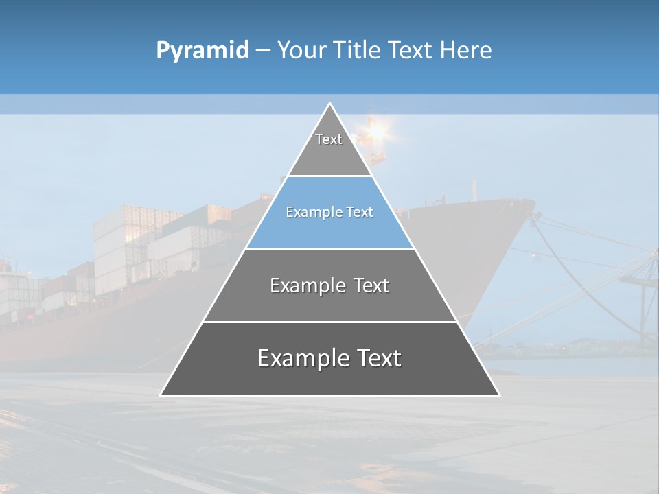 Export Boats Stevedore PowerPoint Template