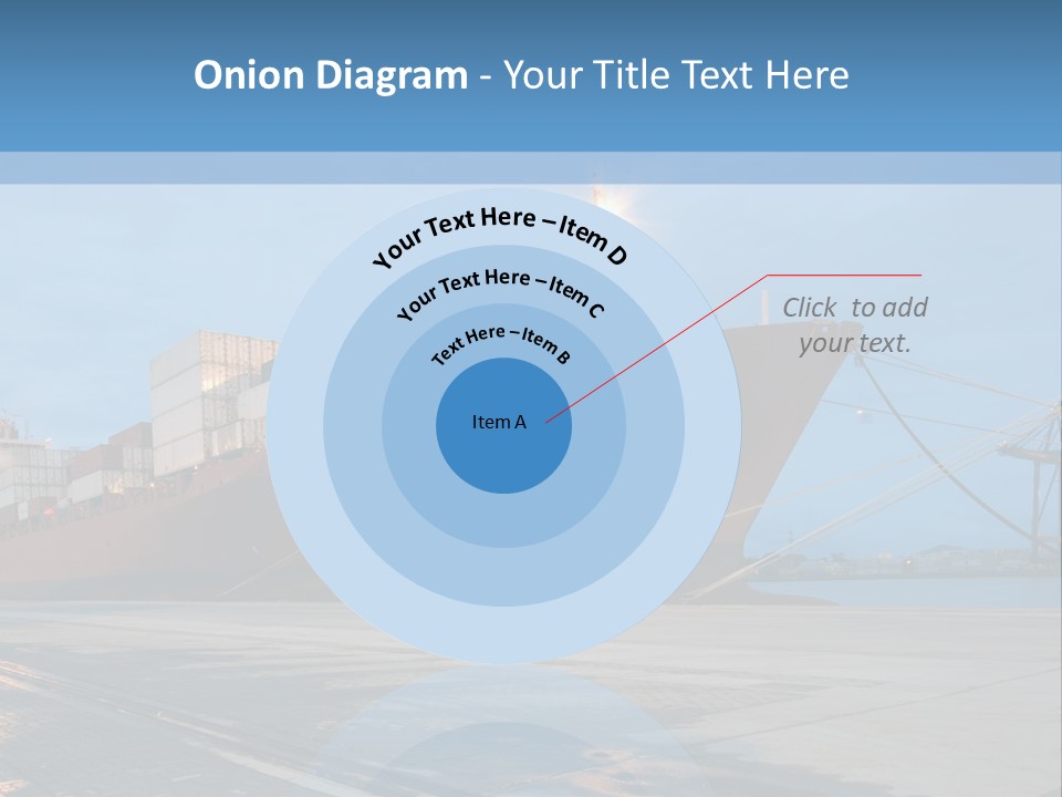 Export Boats Stevedore PowerPoint Template