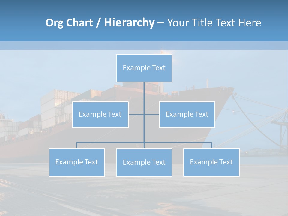 Export Boats Stevedore PowerPoint Template
