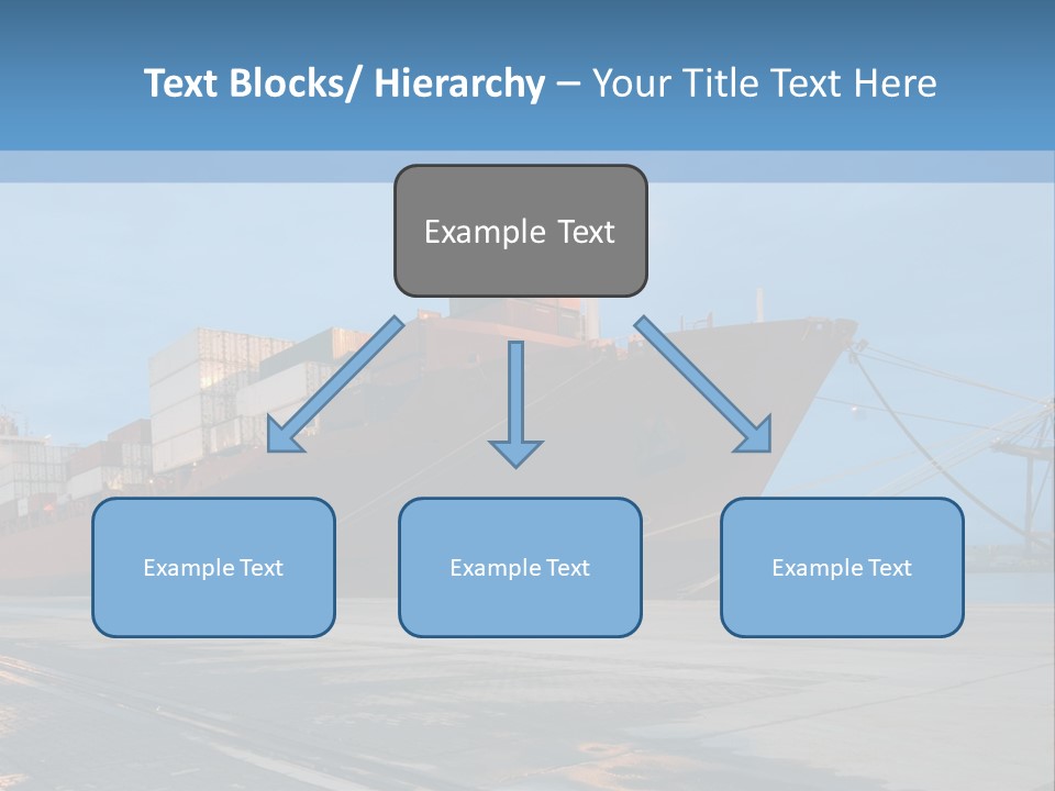 Export Boats Stevedore PowerPoint Template