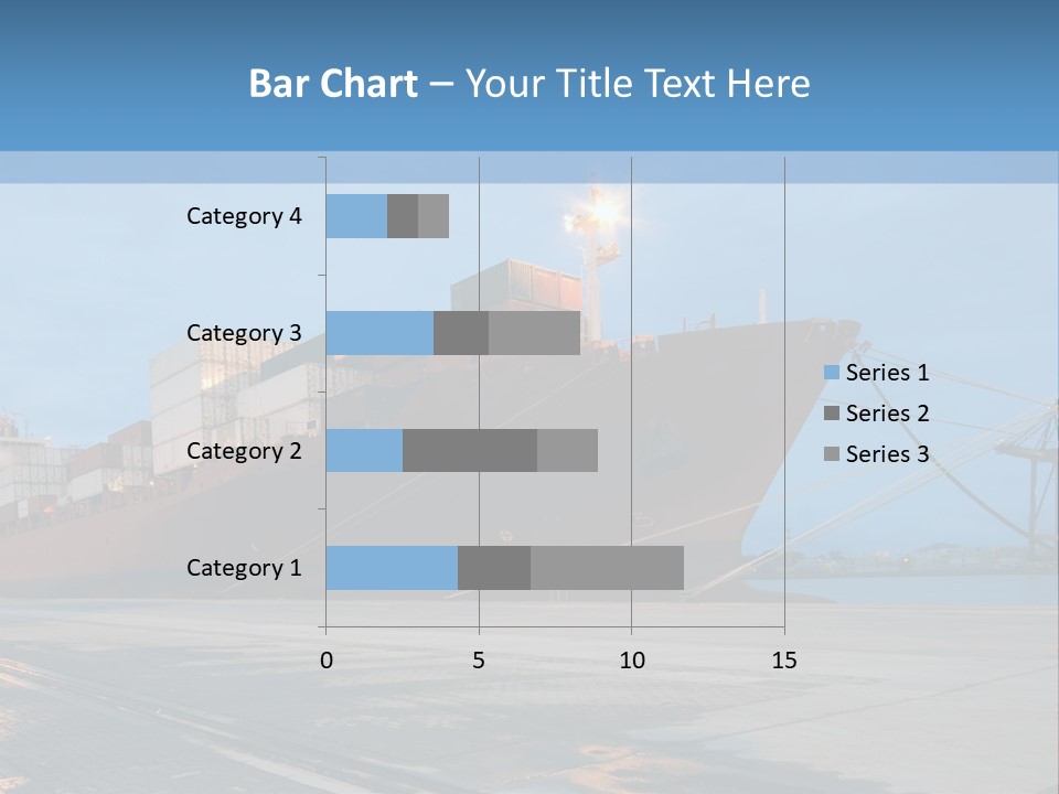 Export Boats Stevedore PowerPoint Template