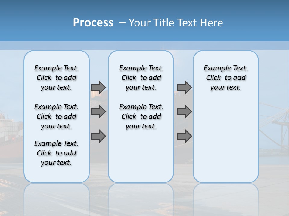 Export Boats Stevedore PowerPoint Template