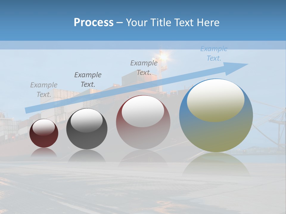Export Boats Stevedore PowerPoint Template