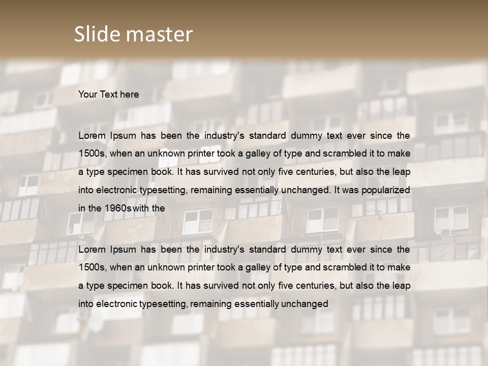 Lodging Scene Russia PowerPoint Template