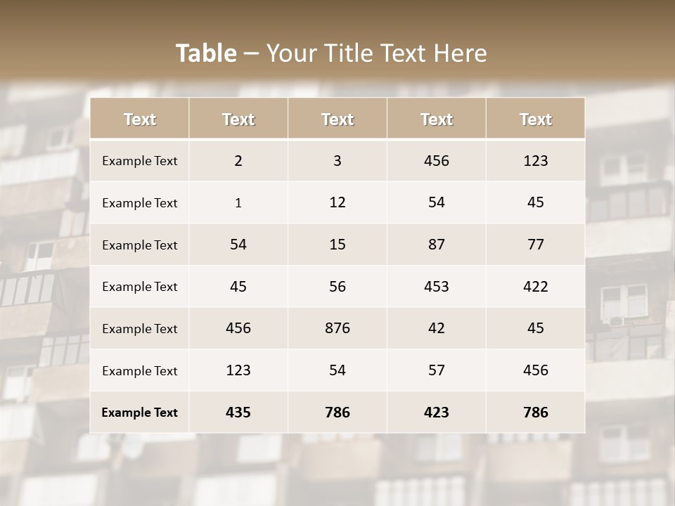 Lodging Scene Russia PowerPoint Template