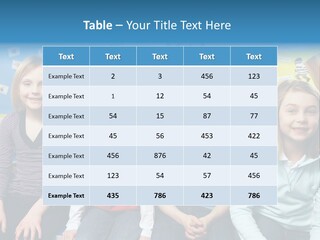 Vertical Education Schoolchildren PowerPoint Template