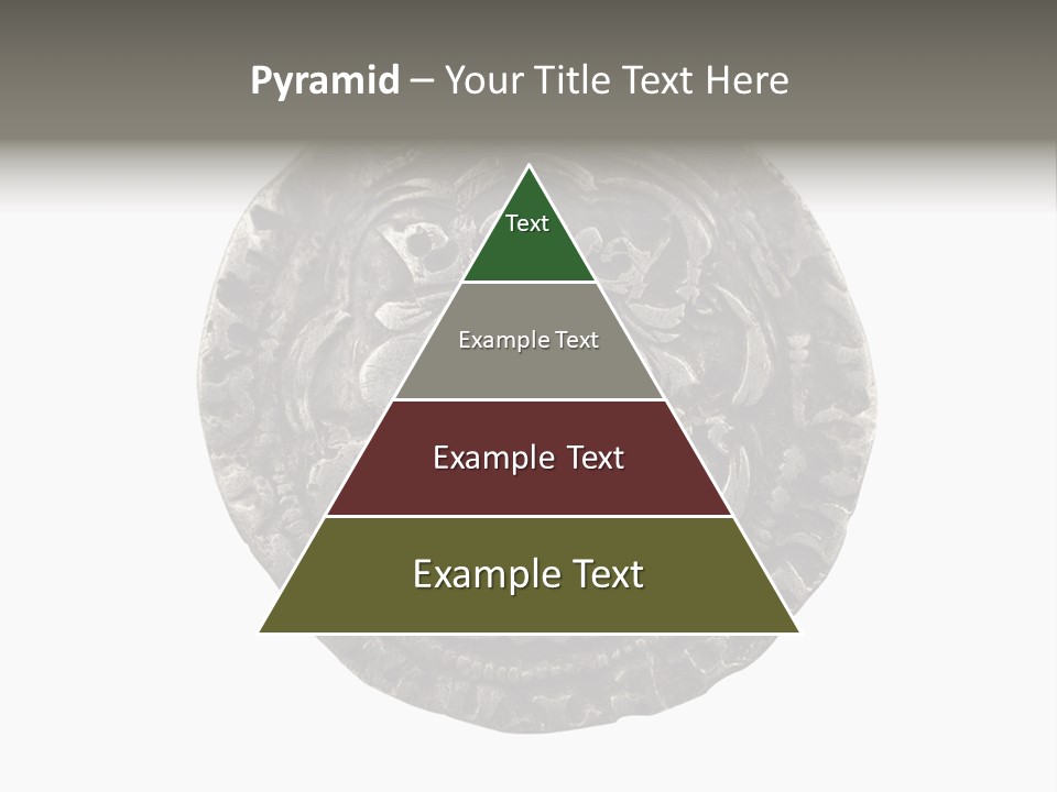 Inscription Silver Quatrefoil PowerPoint Template